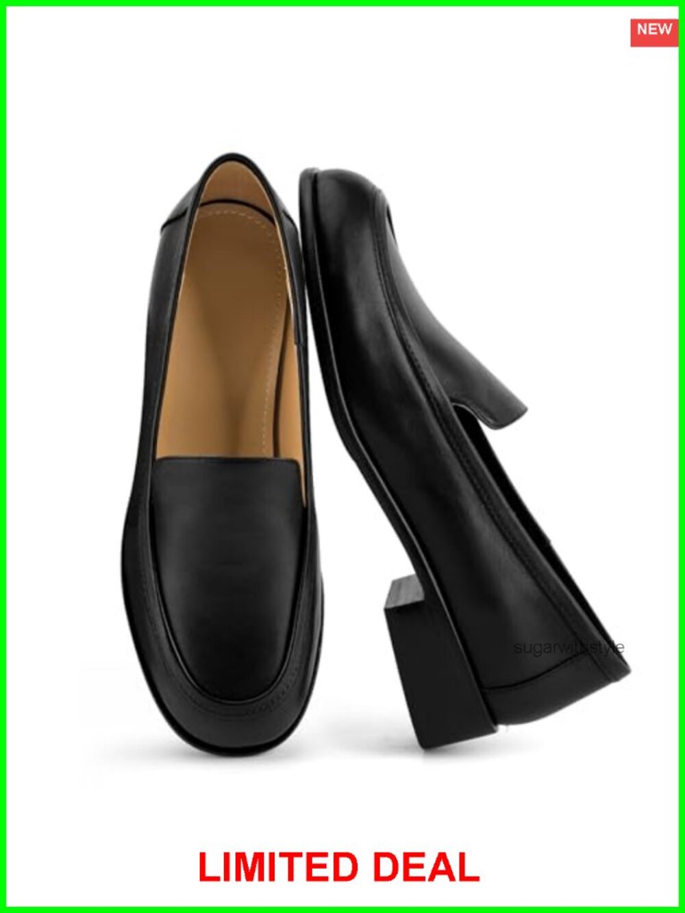 Leather Penny Loafers Slip-On Mocc Comfort Work Flats